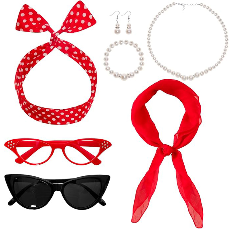 Women'S Accessories In The 1950S - 여성용 1950년대 스타일 의상 액세서리 7종