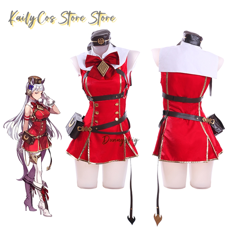 골드 쉽 코스프레 의상 가발 모자 귀 꼬리 빨간색 의상 - Women'S Red Accessories 리뷰 및 가격
