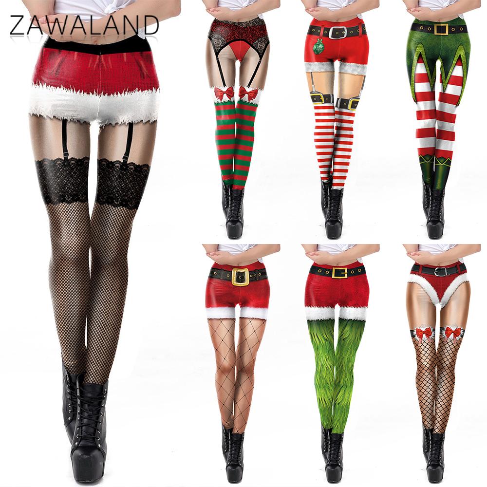 여성을위한 Zawaland 크리스마스 요가 레깅스 재미 - Women'S Red Accessories 리뷰 및 가격