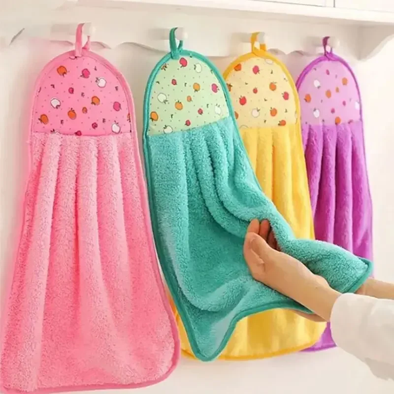 1pcs 산호 벨벳 욕실용품, 부드러운 손수건, 흡수성 - Women Kitchen Accessories 리뷰 및 가격