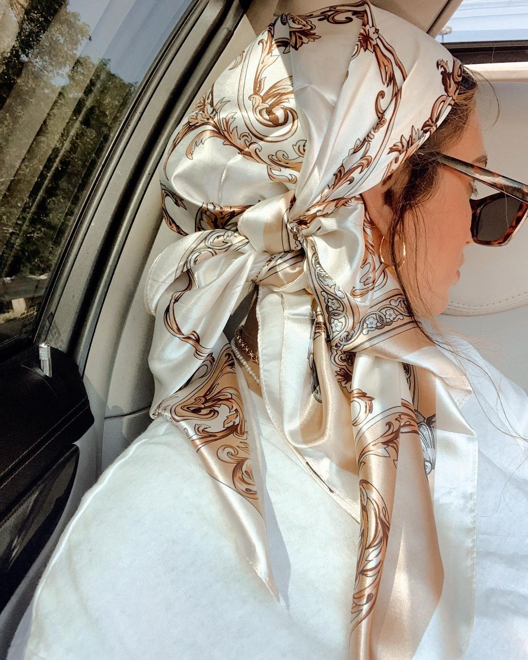 새틴 스퀘어 스카프 여성 이슬람 Hijab 우아한 20 - Silk Scarf Square 리뷰 및 가격