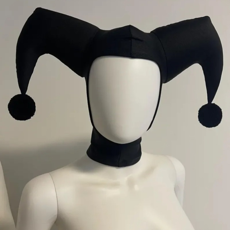 QQ Jester 코스프레 블랙/레드 모자 코스프레 모 - Women'S Red Accessories 리뷰 및 가격