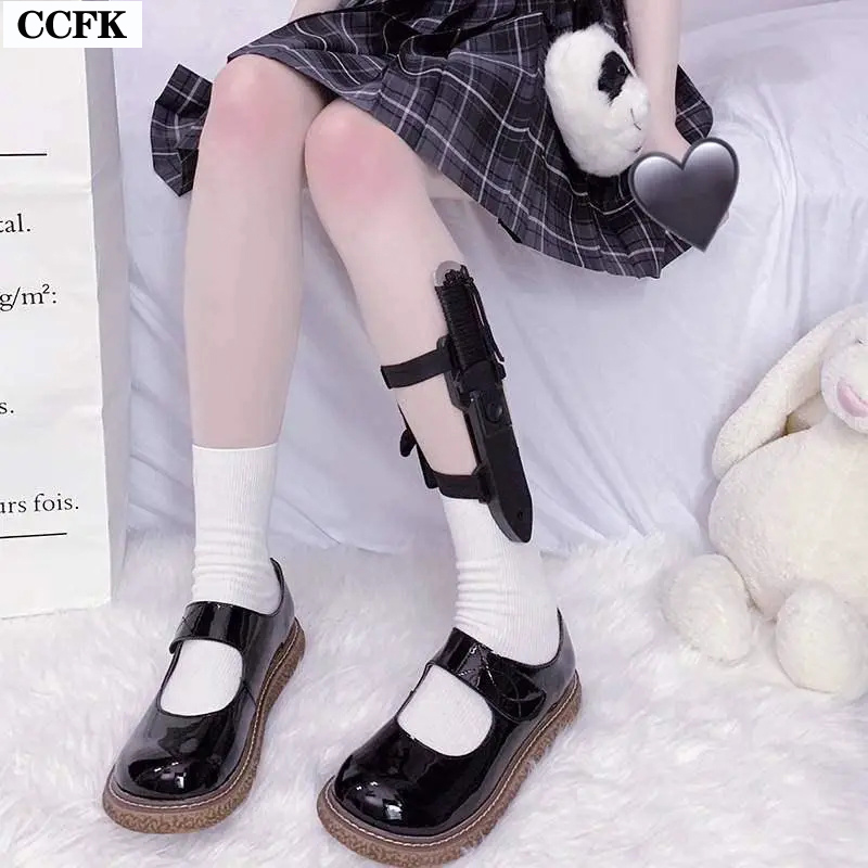 고스 레그 링 카와이 나이프 보호대 하라주쿠 로리타 걸 - Women'S Emo Accessories 리뷰 및 가격