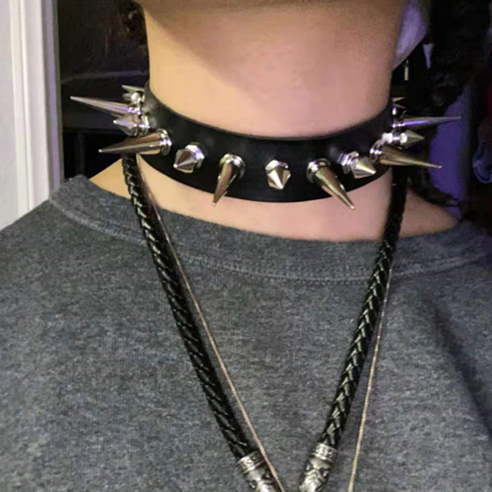 할로윈 이모 코스프레 고스 초커 목걸이, 펑크 플라스틱 - Women'S Emo Accessories 리뷰 및 가격